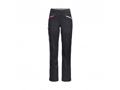 Ortovox dámské softshellové kalhoty Col Becchei Pants W - zkrácené (Barva winetasting, Velikost XL)