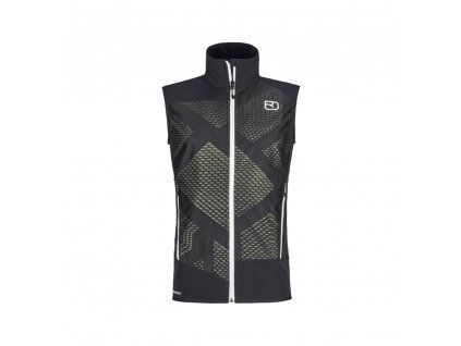Ortovox pánská softshellová vesta Col Becchei Vest M (Barva Mountain blue, Velikost XXL)