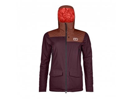 Ortovox dámská vlněná bunda 2L Swisswool Sedrun Jacket W (Barva black raven, Velikost XL)