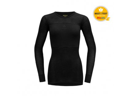 51615 9 devold damske triko s dlouhym rukavem wool mesh 190 shirt