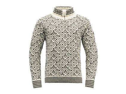 51957 5 devold vlneny svetr se zipem svalbard wool zip neck