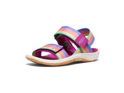 Keen dětské sandály Elle Backstrap Children Rainbow/Festival Fuchsia