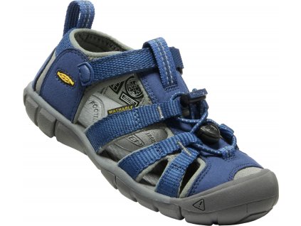 Keen dětské sandály Seacamp II CNX Children Blue Depths/Gargoyle