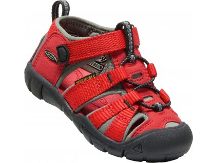 Keen dětské sandály Seacamp II CNX Tots Racing Red/Gargoyle