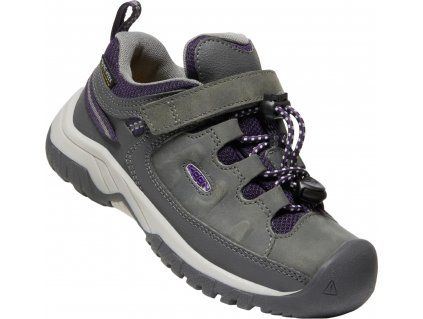 Keen dětské boty Targhee Low WP Children Magnet/Tillandsia Purple