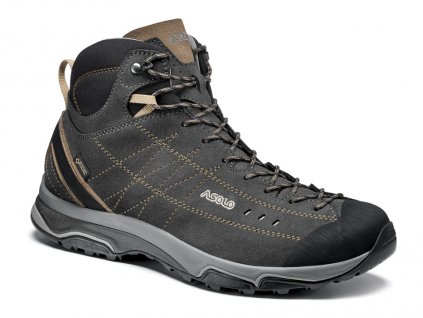 Asolo pánské boty Nucleon Mid GV MM - graphite/brown