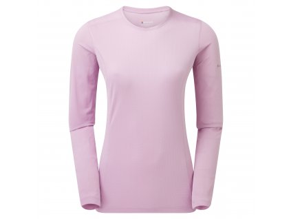 Montane dámské triko Fem Dart Lite Long Sleeve T-Shirt (Barva Saffron Red, Velikost UK16/US12/EUR44/XL)