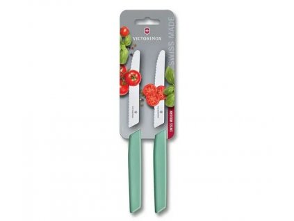 Victorinox Sada Swiss Modern (nože na rajčata), 2 ks., blister, zelená