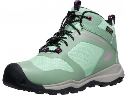 Keen Wanduro Mid WP Youth - granite green/ibis rose