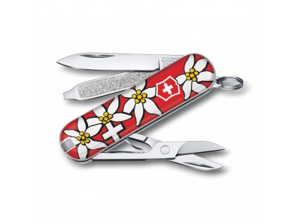 Victorinox Classic SD, 58 mm, Edelweiss