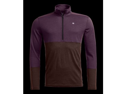 86214 84213 39201 185 rock n wool zip neck m dark wild berry b 01