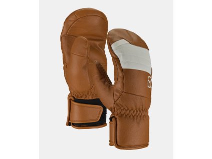 86331 56345 70701 full leather mitten w bristle brown b 01