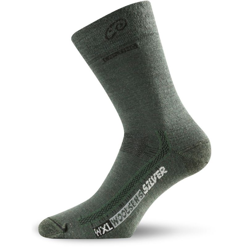 Lasting ponožky Merino WXL Barva: Tm.zelená (620), Velikost: S
