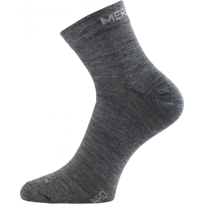 Lasting ponožky Merino WHO Barva: šedá (800), Velikost: L