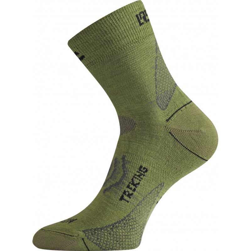 Lasting ponožky Merino TNW Barva: olivově zelená, Velikost: S