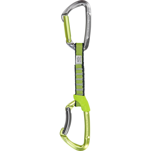 Climbing Technology expres LIME SET NY 12CM Barva: stříbrná/zelená