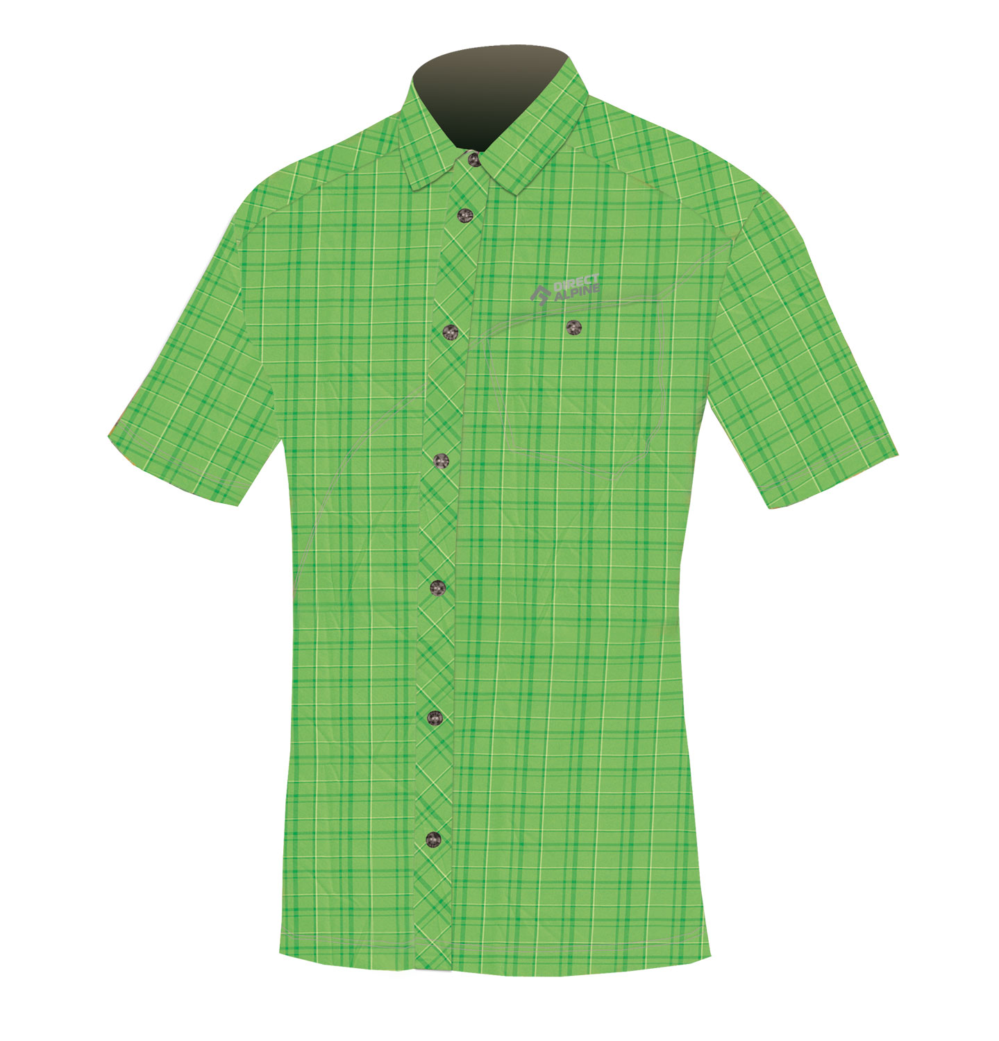 Direct Alpine košile RAY Barva: zelená, Velikost: M