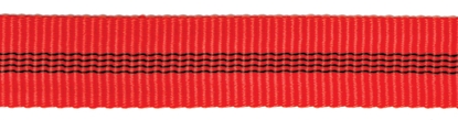 Tendon dutý popruh 25 mm Barva: červená, Velikost: metráž (1m), zvolte počet metrů