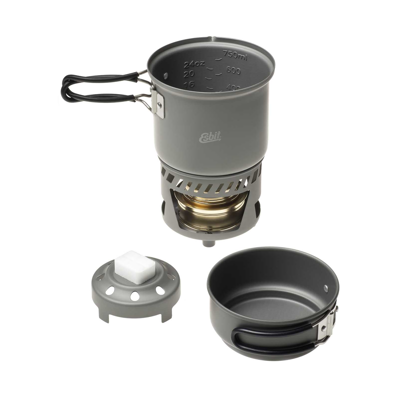 Esbit souprava na vaření 2 vařiče Cooksets with Alcohol Burner CS985HA