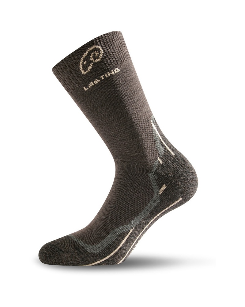 Lasting ponožky Merino WHI Barva: Hnědá (721), Velikost: L