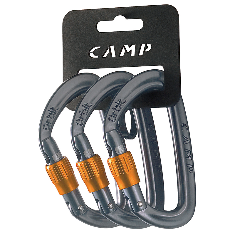 CAMP set karabin Orbit Lock 3 Pack Barva: šedá