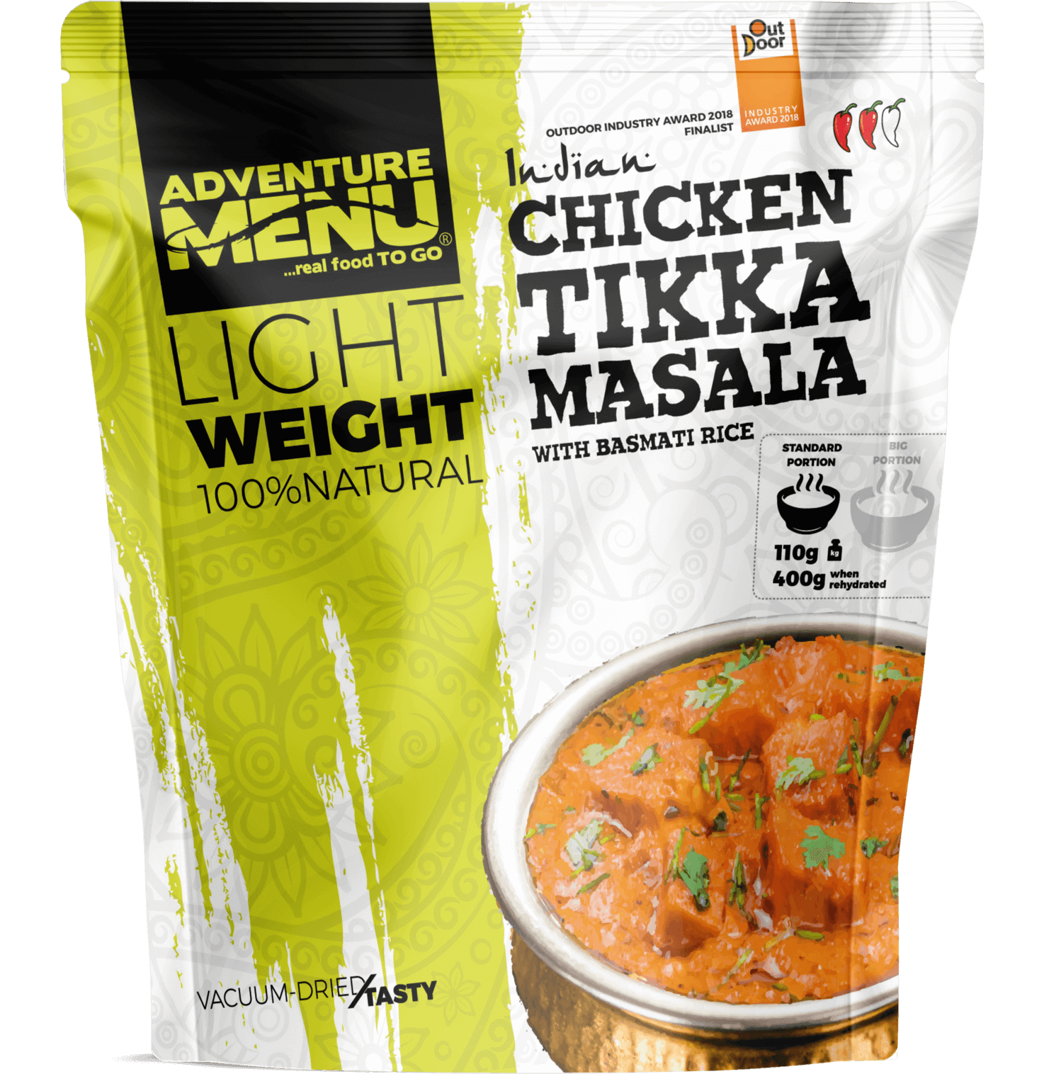 Adventure menu Kuře tikka masala s rýží basmati 120g standard porce