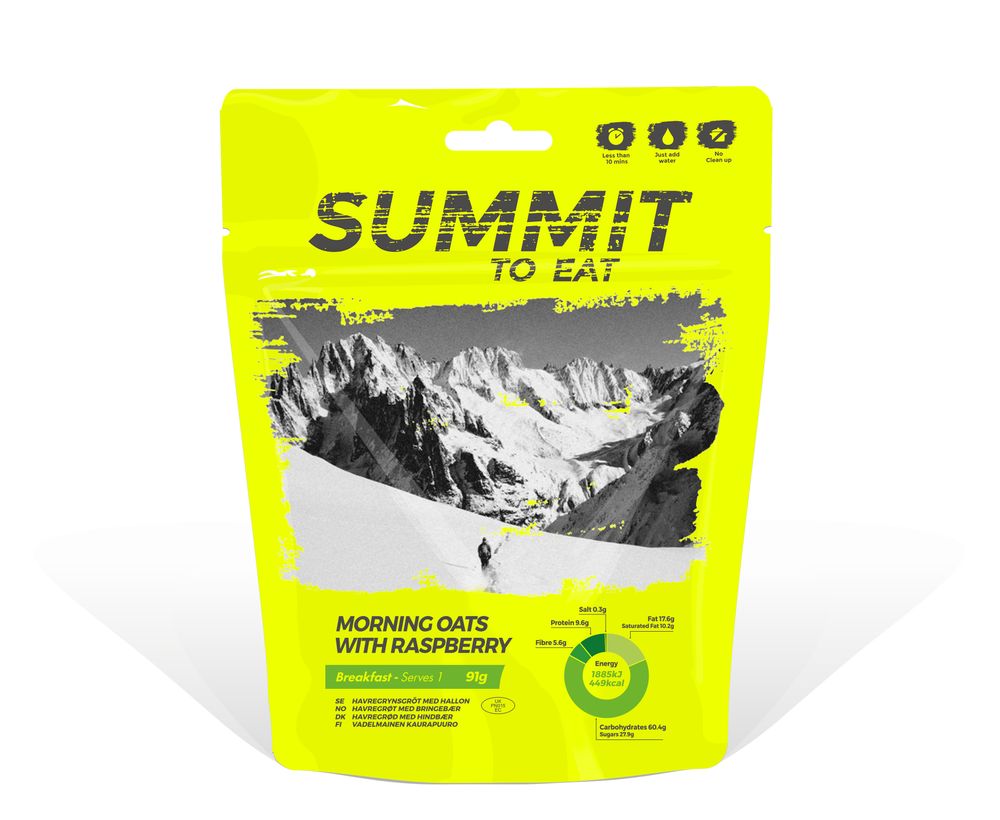 Summit to eat Ovesná kaše s malinami 91g