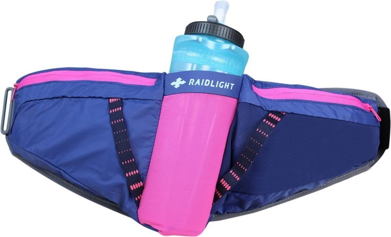 RaidLight běžecká ledvinka s lahví Activ 600 Belt W Darkblue/Pink