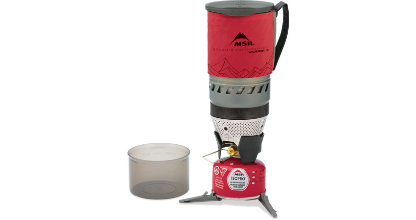 MSR Systém vařiče s příslušenstvím WindBurner Personal Stove System Barva: red