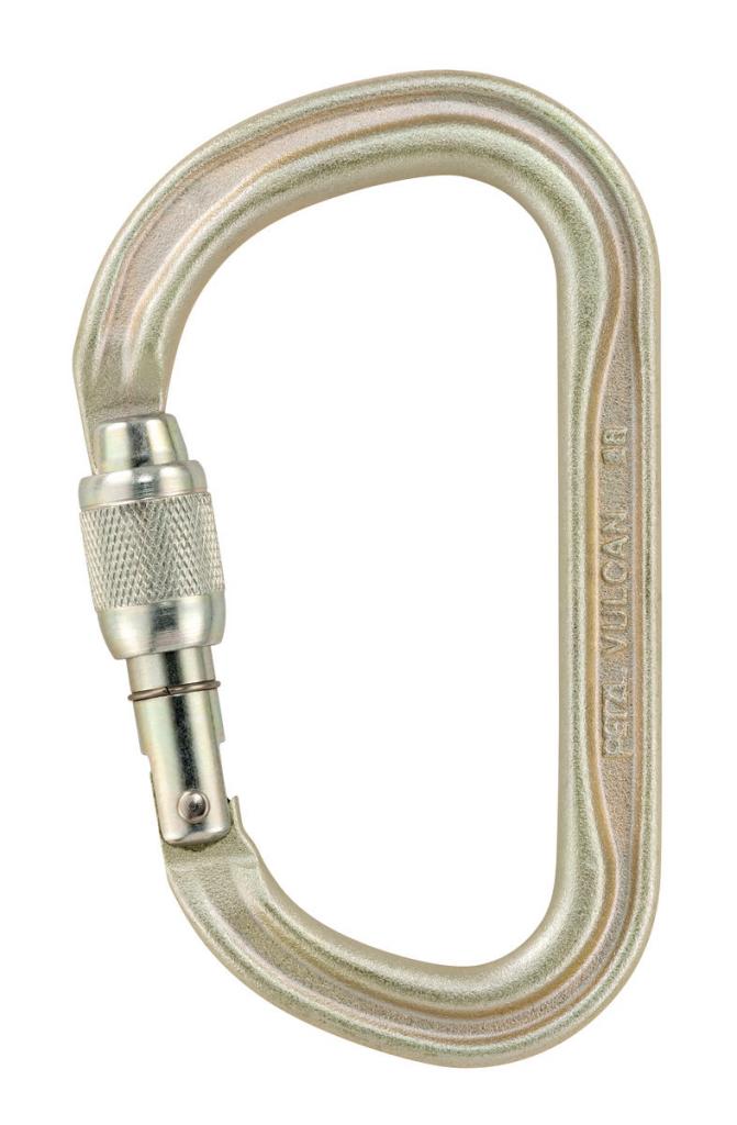 Petzl Karabina Vulcan Screw-Lock Barva: zlatá