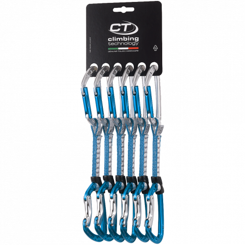 Climbing Technology expres set 6x AERIAL PRO DY 12cm Blue/Silver