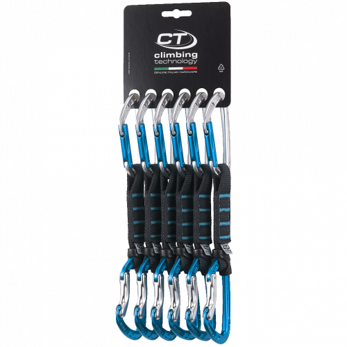 Climbing Technology expres set 6x AERIAL PRO NY 12cm Blue/Silver