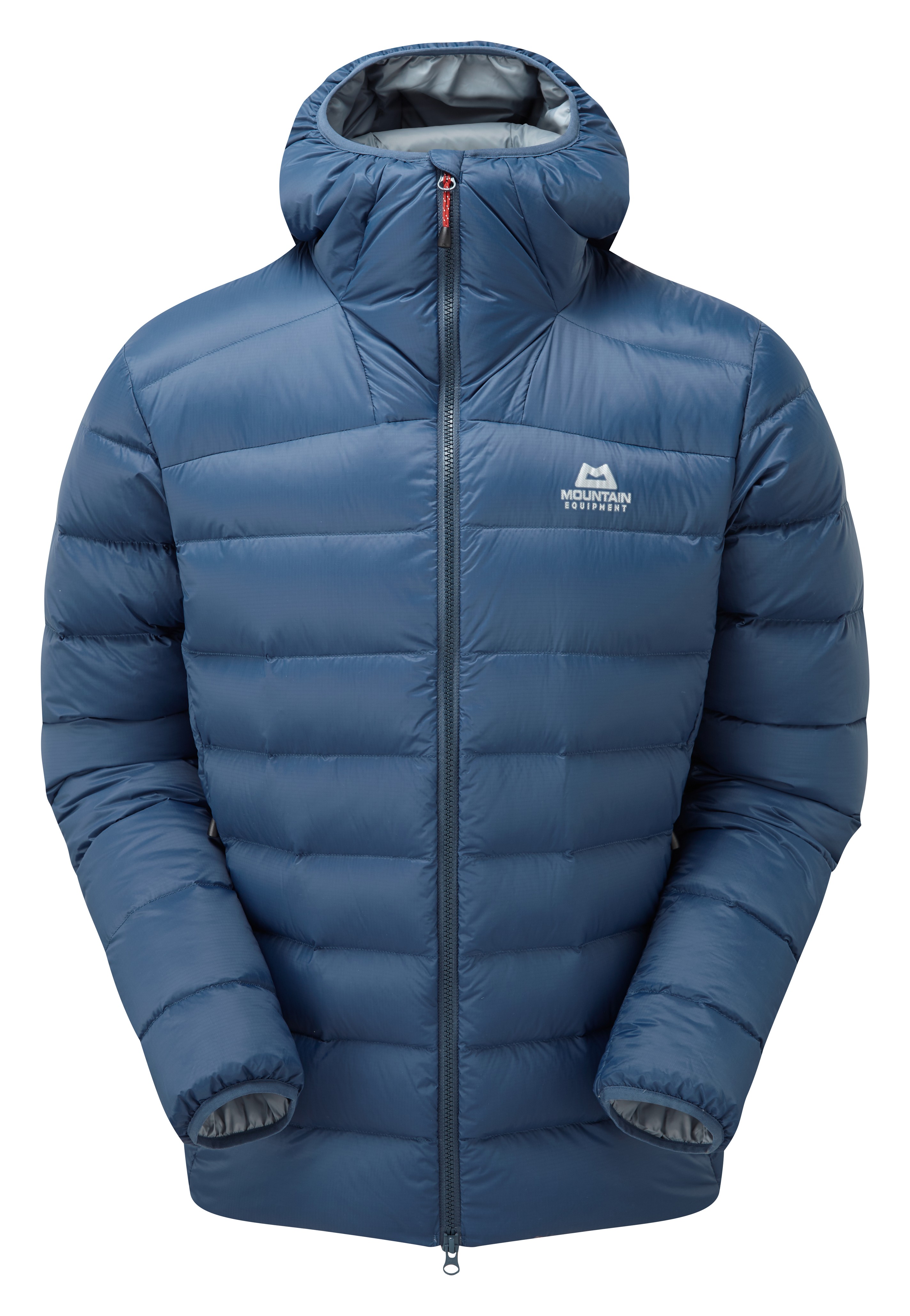 Mountain Equipment péřová bunda Skyline Hooded Jacket Barva: Denim Blue, Velikost: M
