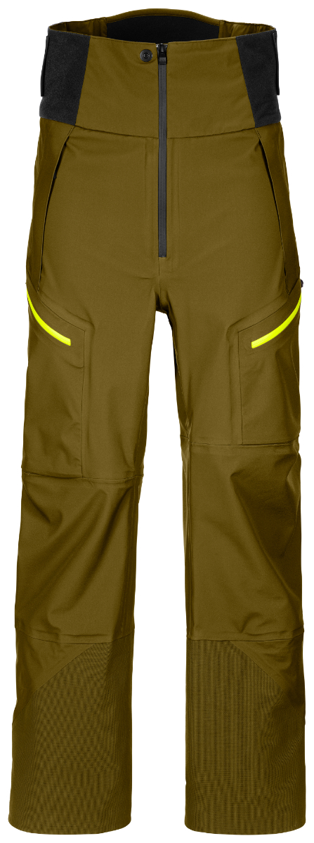 Ortovox pánské kalhoty 3L Guardian Shell Pants M Barva: green moss, Velikost: S