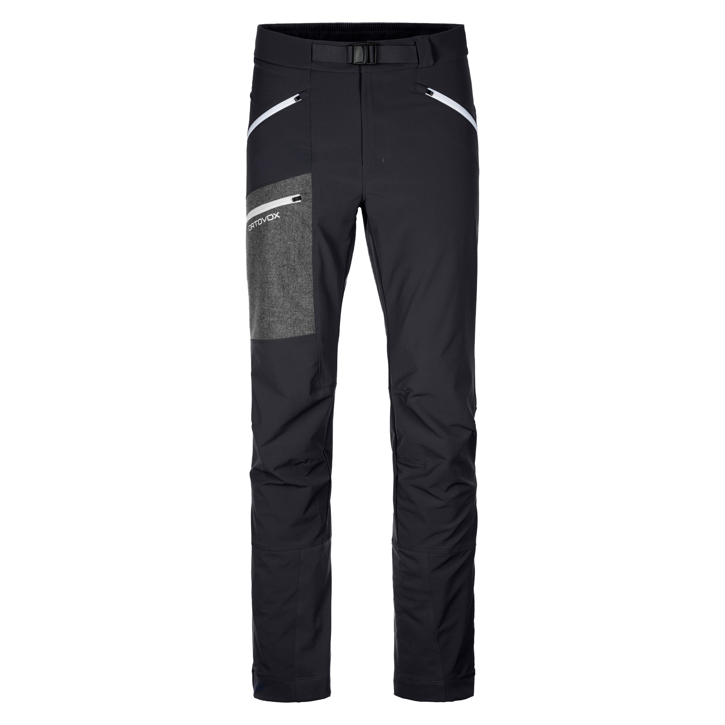 Ortovox pánské softshellové kalhoty Cevedale Pants M Barva: black raven, Velikost: L
