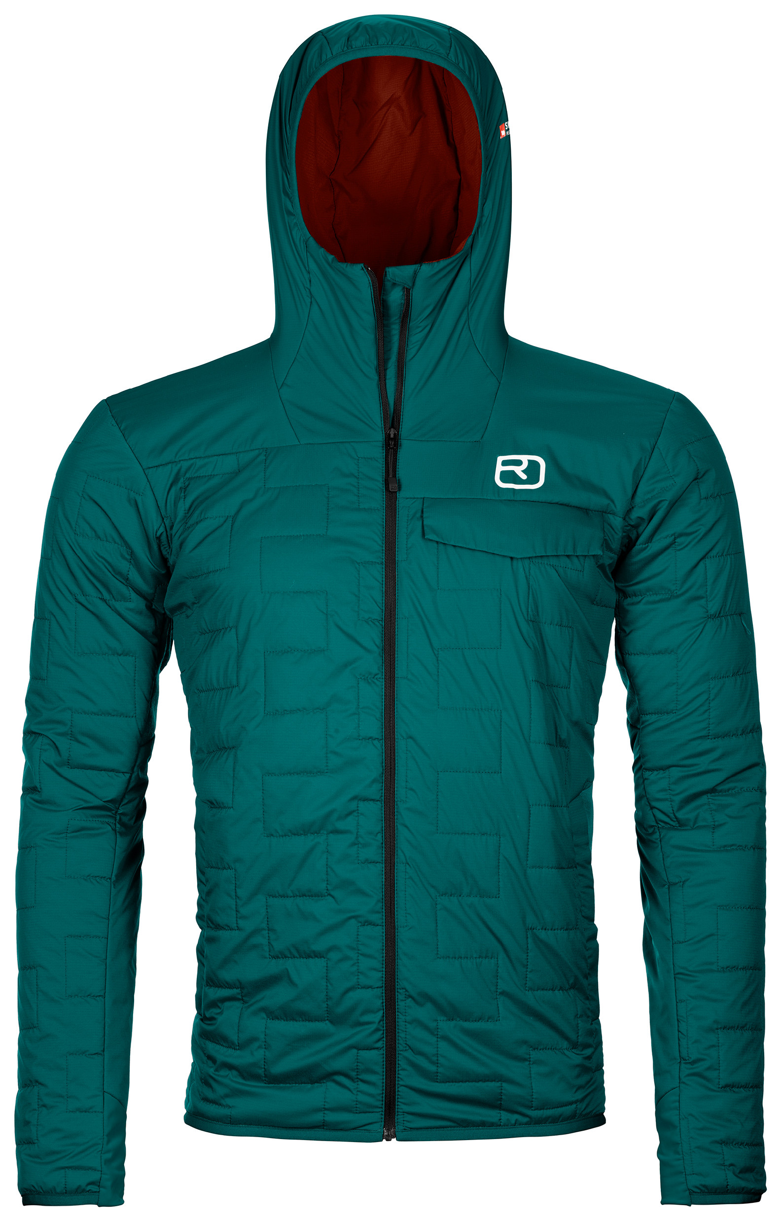 Ortovox pánská bunda Swisswool Piz Badus Jacket M Barva: pacific green, Velikost: XL