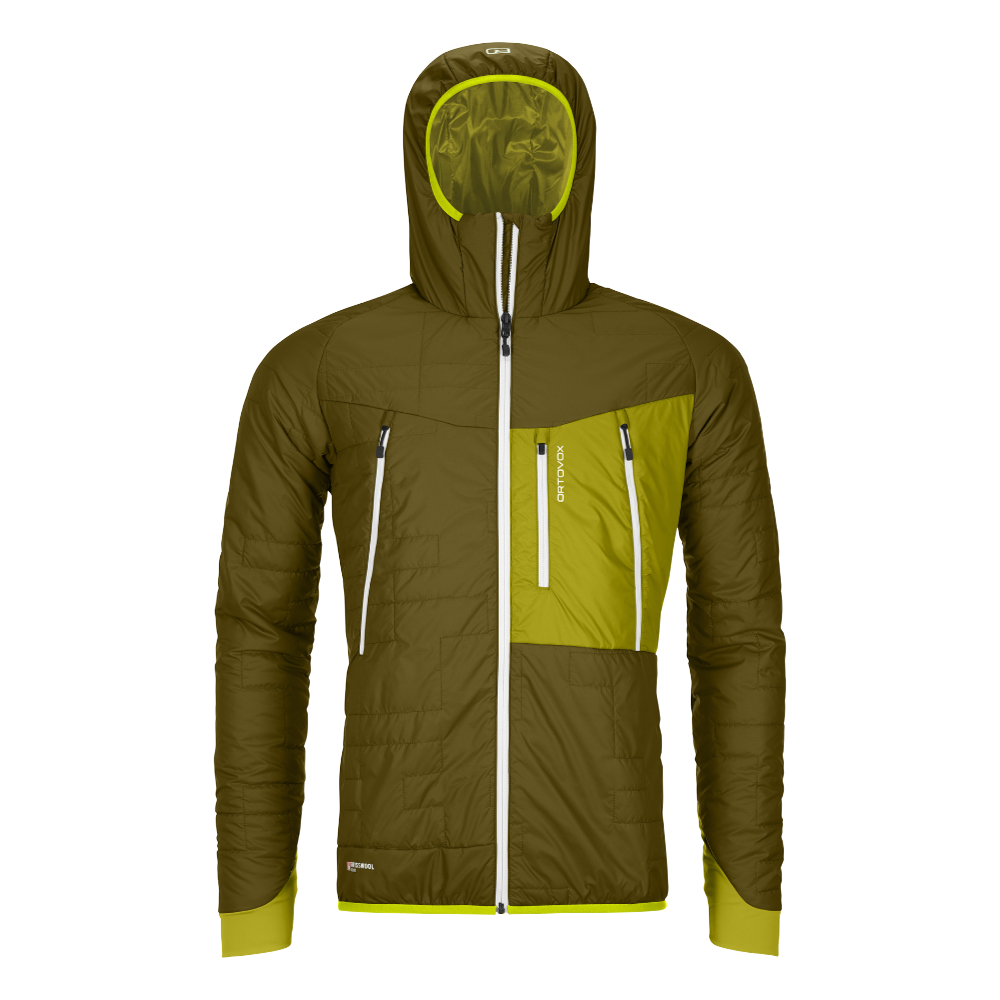 Ortovox pánská vlněná bunda Swisswool Piz Boé Jacket M Barva: green moss, Velikost: L