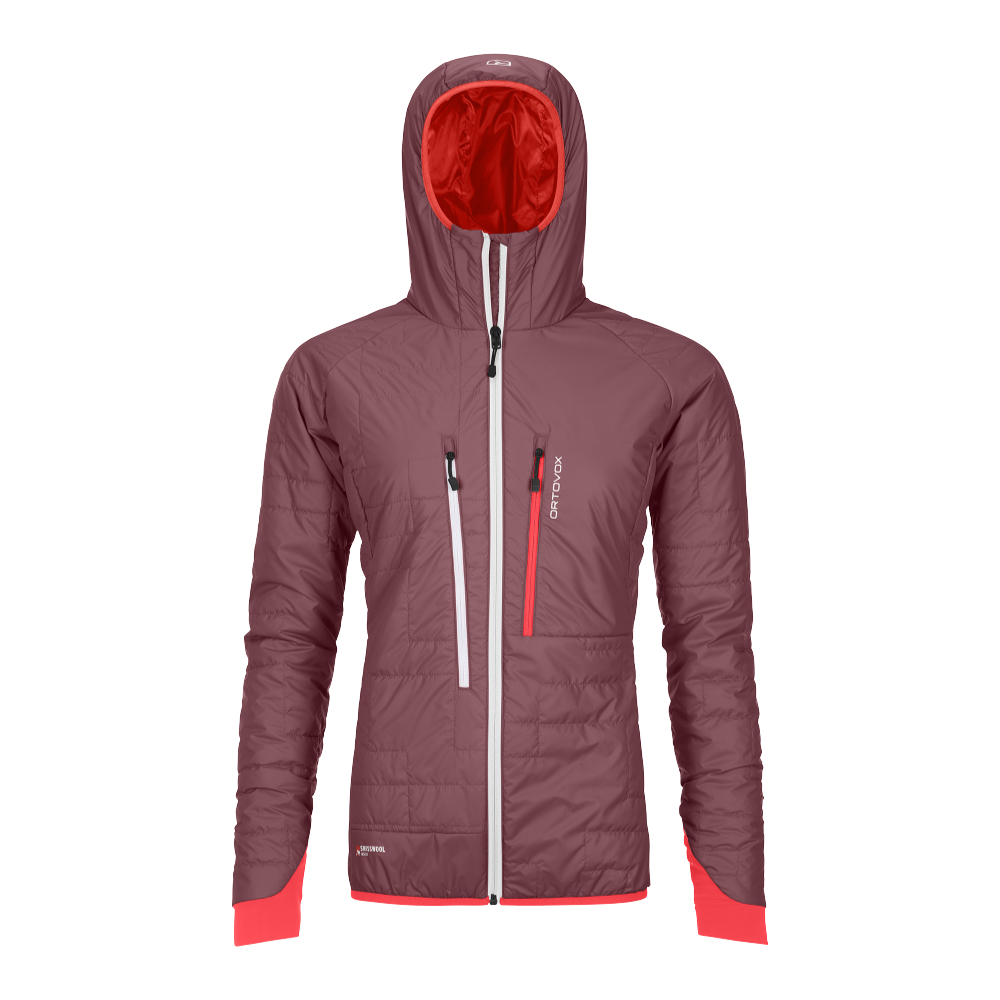 Ortovox dámská vlněná bunda Swisswool Piz Boé Jacket W Barva: mountain rose, Velikost: XL
