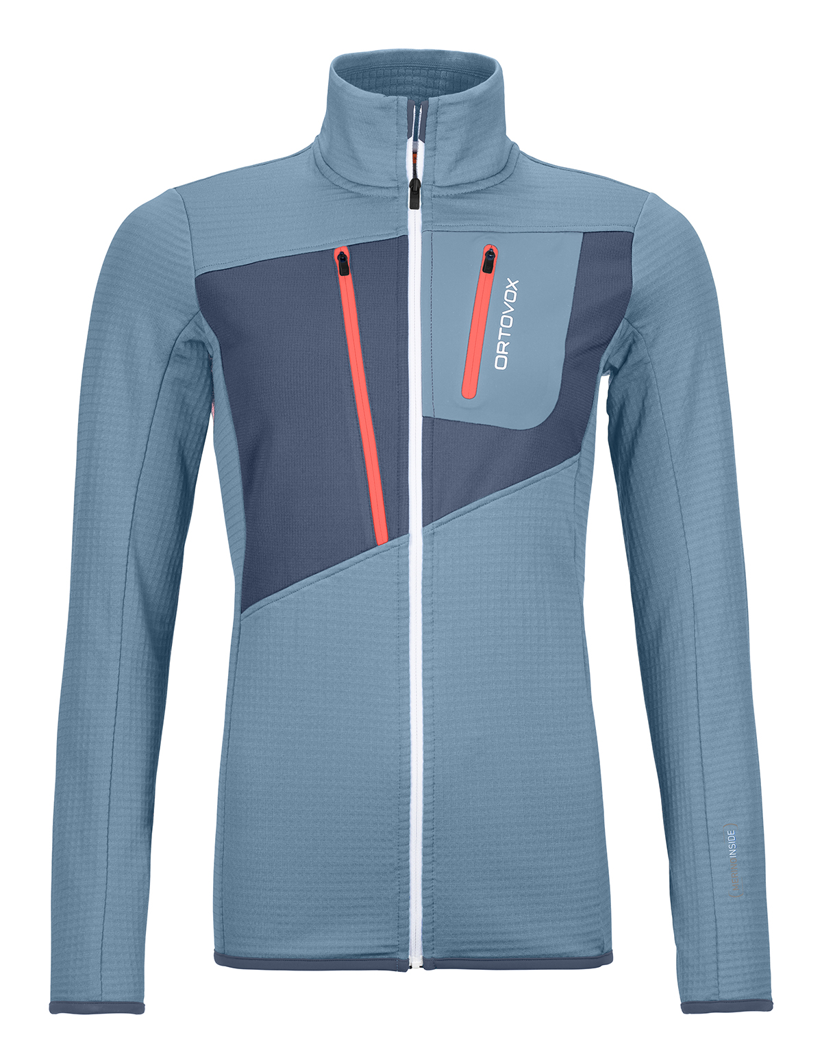 Ortovox dámská mikina Fleece Grid Jacket W Barva: light blue, Velikost: XS