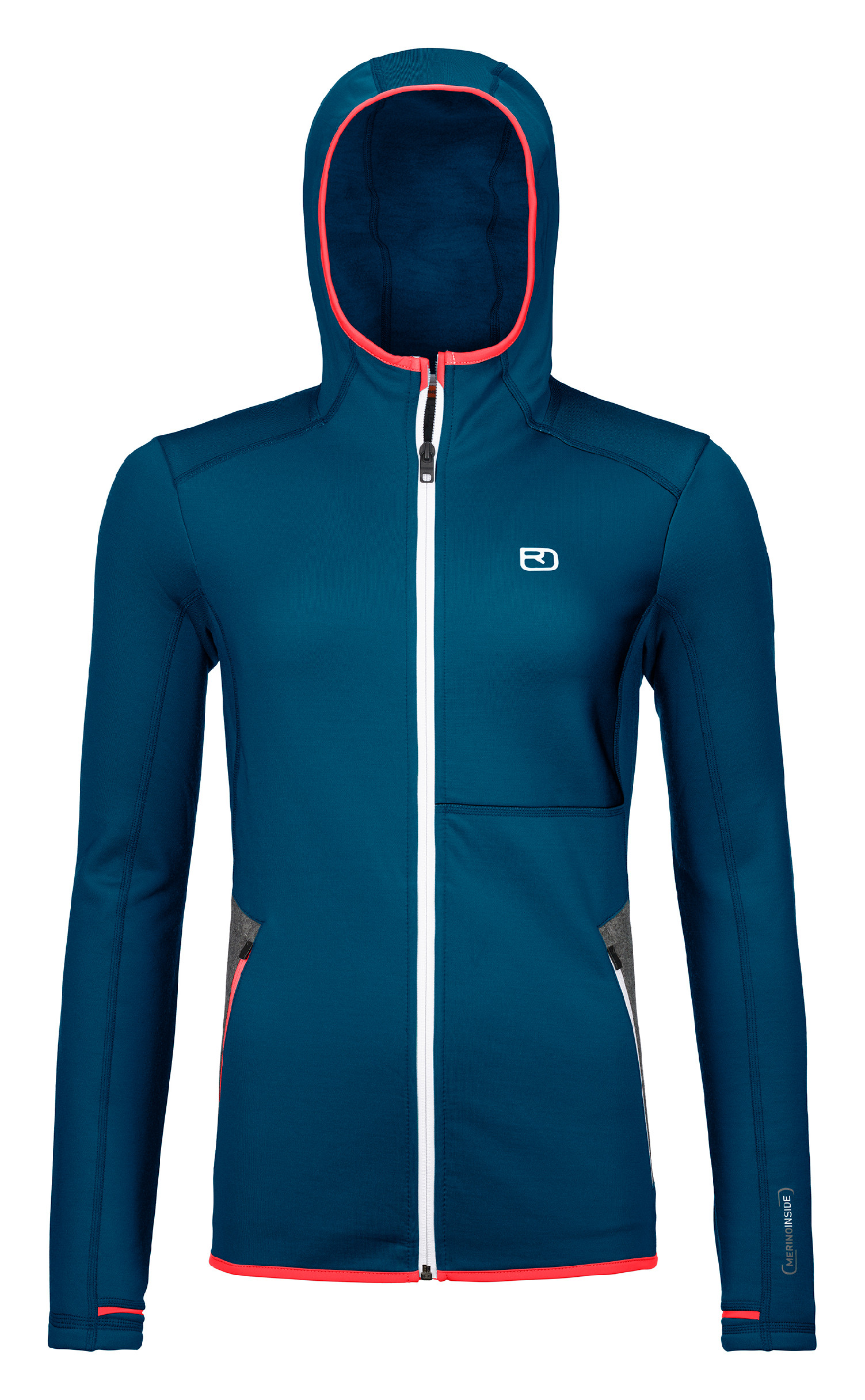 Ortovox dámská mikina Fleece Hoody W (2022) Barva: petrol blue, Velikost: XS