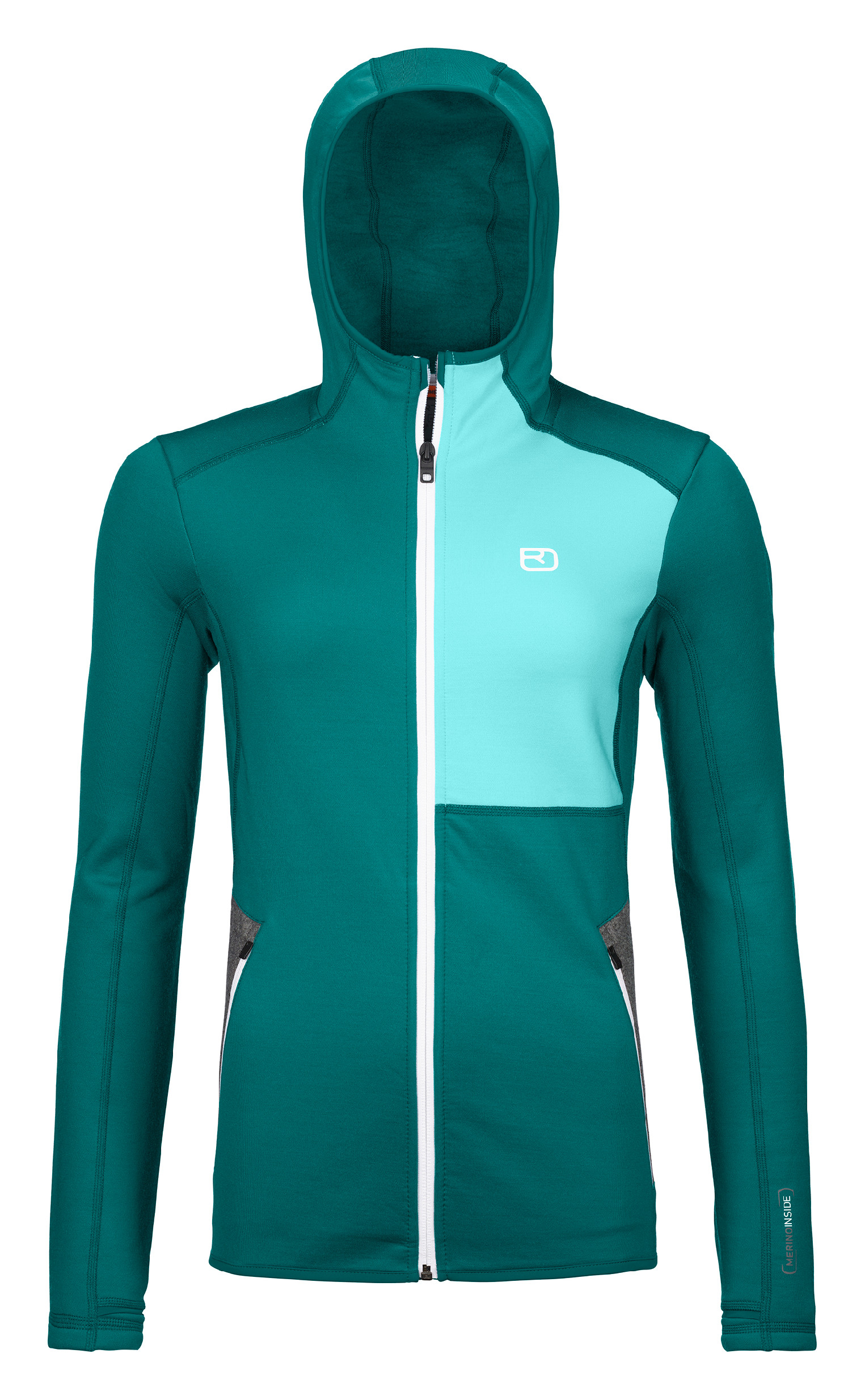 Ortovox dámská mikina Fleece Hoody W (2022) Barva: pacific green, Velikost: M