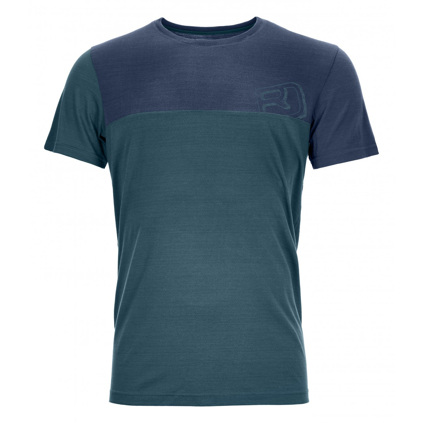 Ortovox pánské tričko 150 Cool Logo T-shirt M Barva: mid aqua, Velikost: L