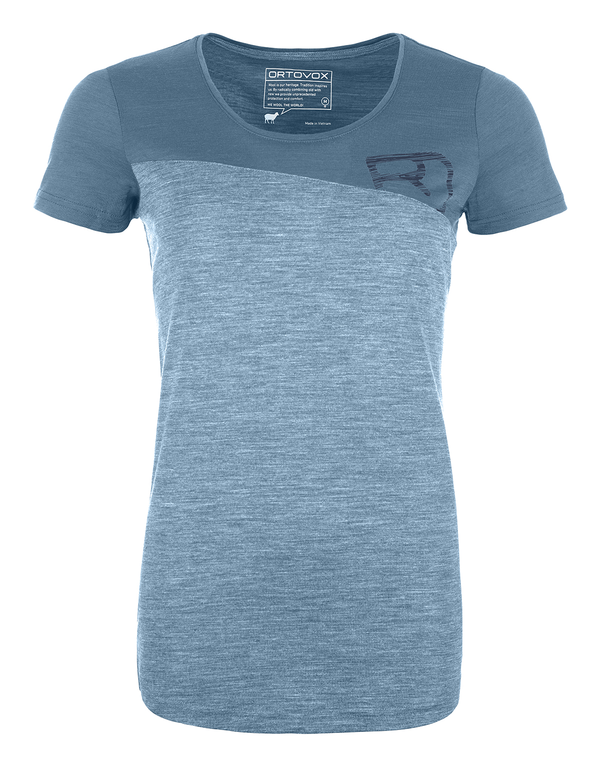 Ortovox dámské tričko 150 Cool Logo T-shirt W Barva: light blue, Velikost: S