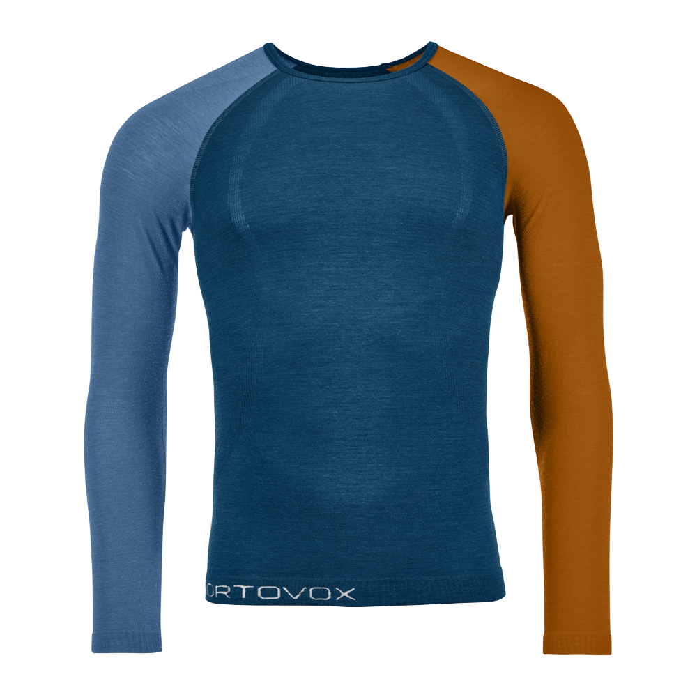 Ortovox pánské merino triko 120 Competition Light Long Sleeve M Barva: petrol blue, Velikost: M