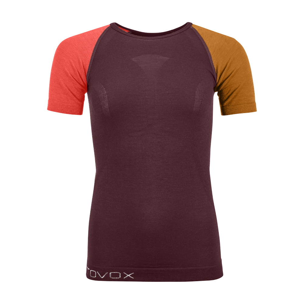 Ortovox dámské merino triko 120 Competition Light Short Sleeve W Barva: winetasting, Velikost: XL