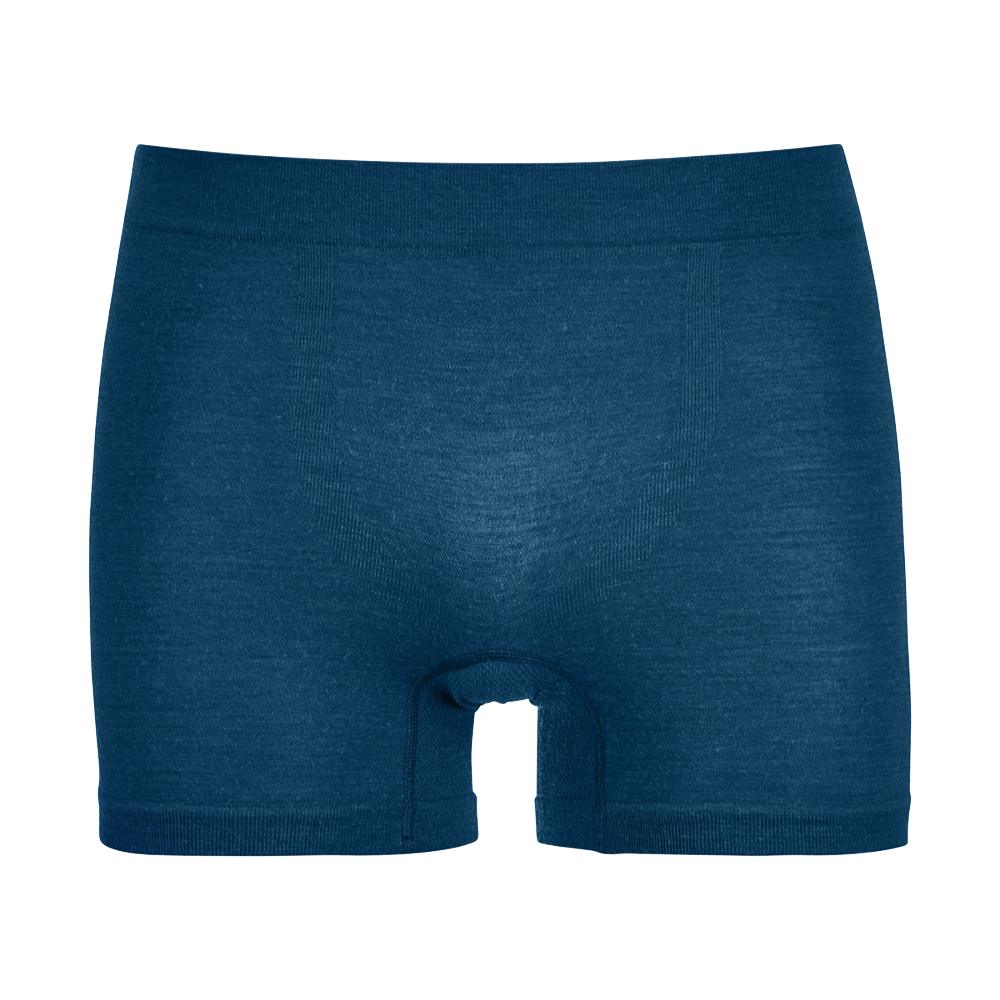 Ortovox pánské merino boxerky 120 Competition Light Boxer M Barva: petrol blue, Velikost: S