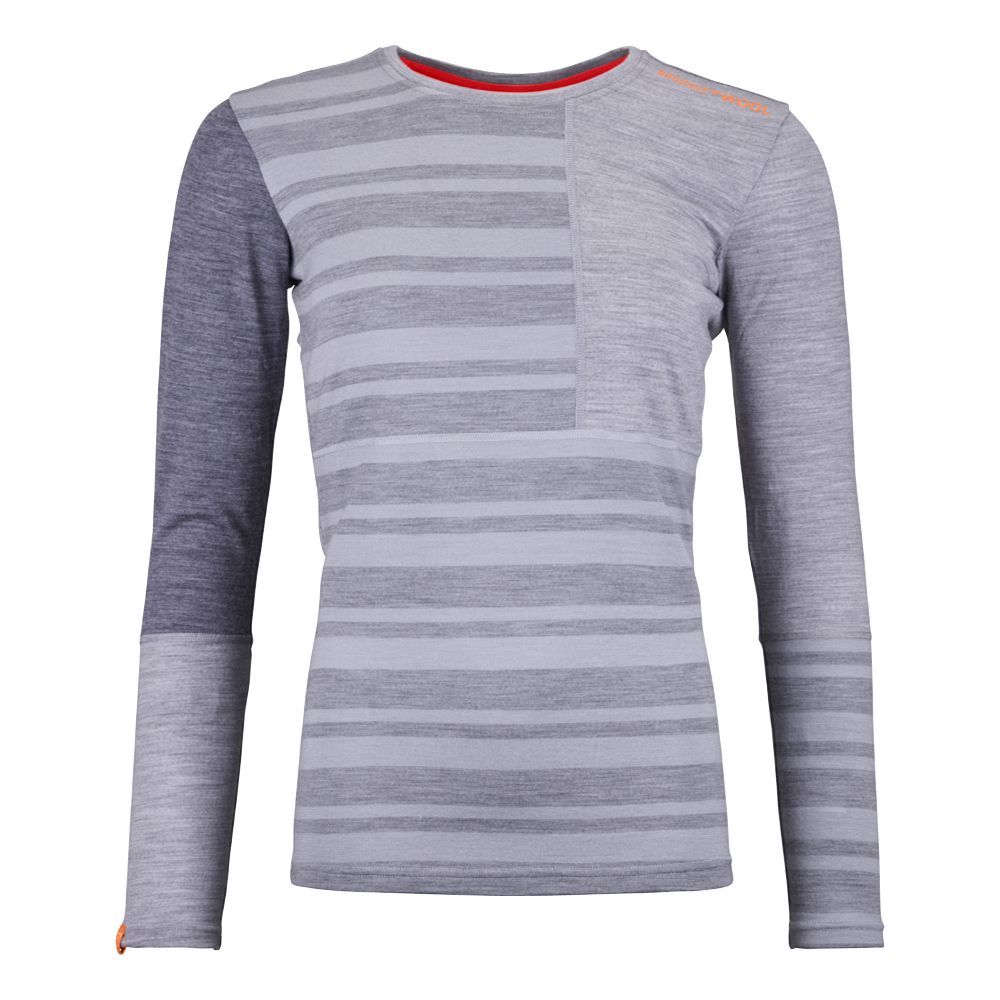 Ortovox dámské merino triko 185 Rock'N'Wool Long Sleeve W Barva: grey blend, Velikost: XS