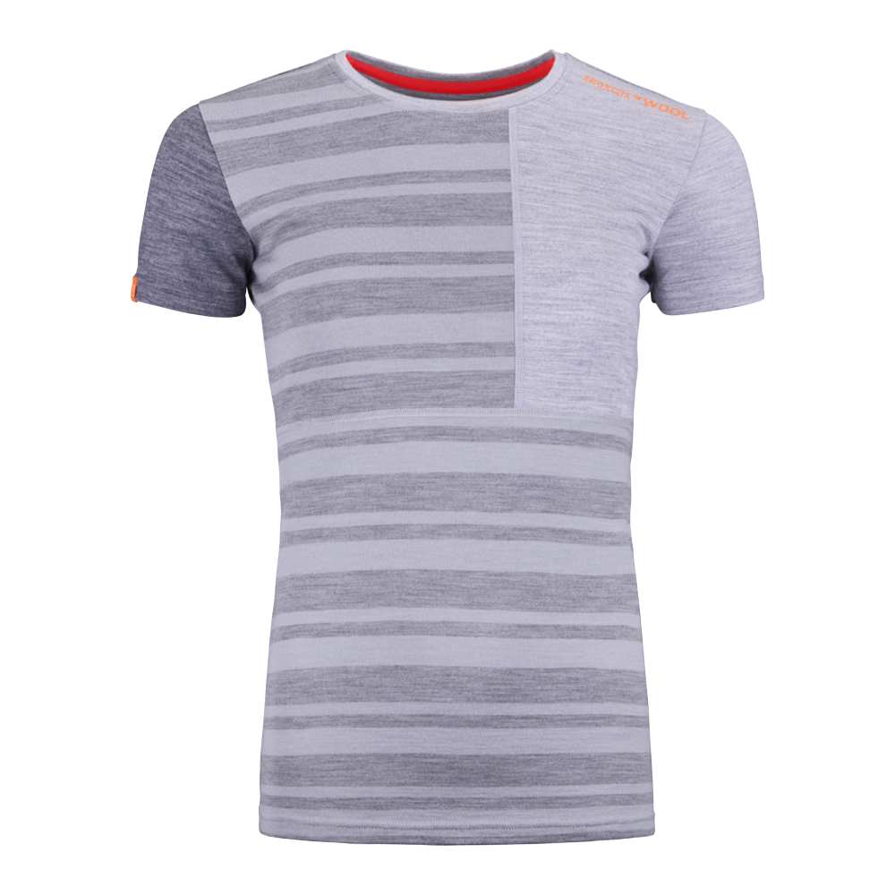 Ortovox dámské merino triko 185 Rock'N'Wool Short Sleeve W Barva: grey blend, Velikost: XS