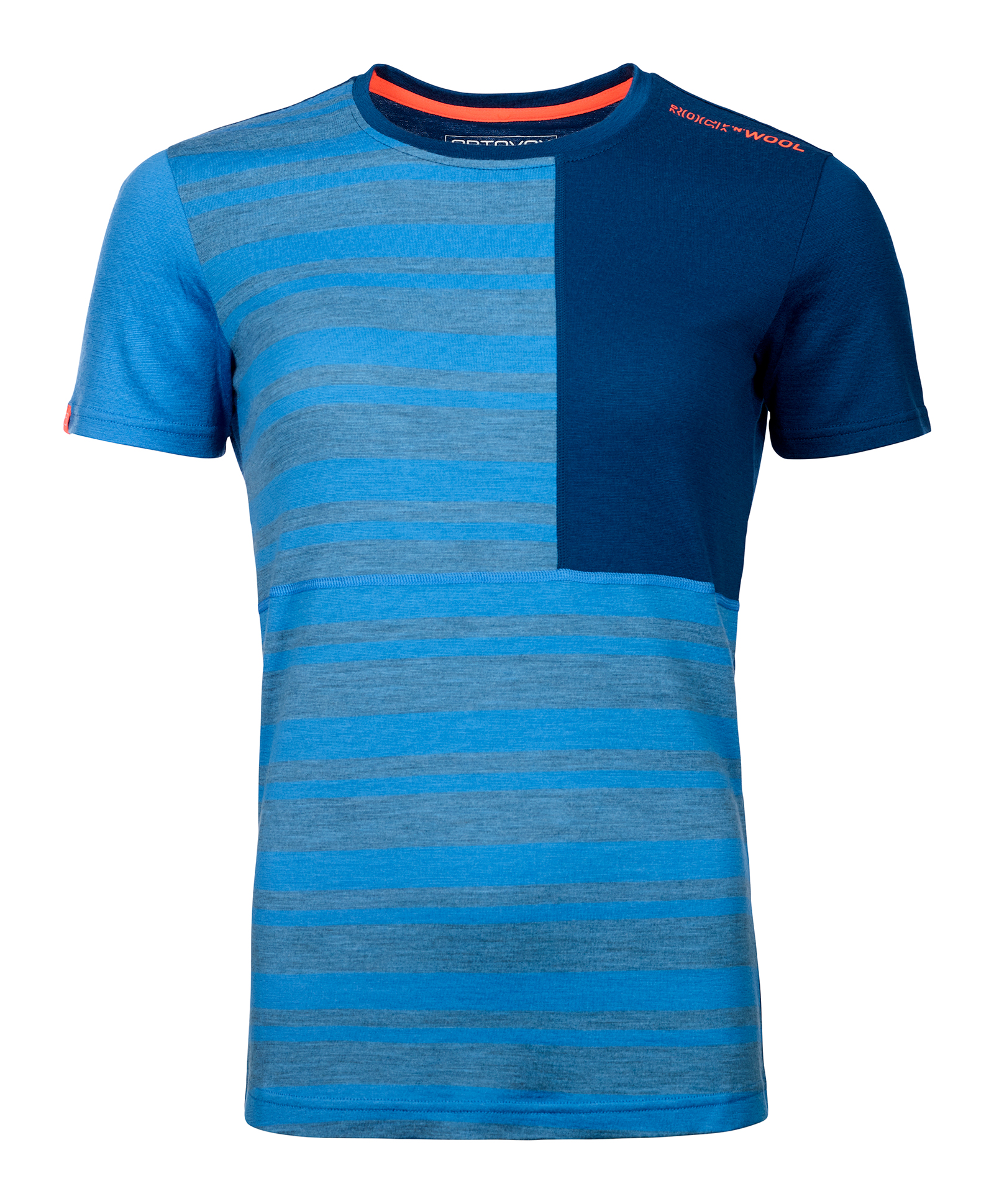 Ortovox dámské merino triko 185 Rock'N'Wool Short Sleeve W Barva: sky blue, Velikost: XS