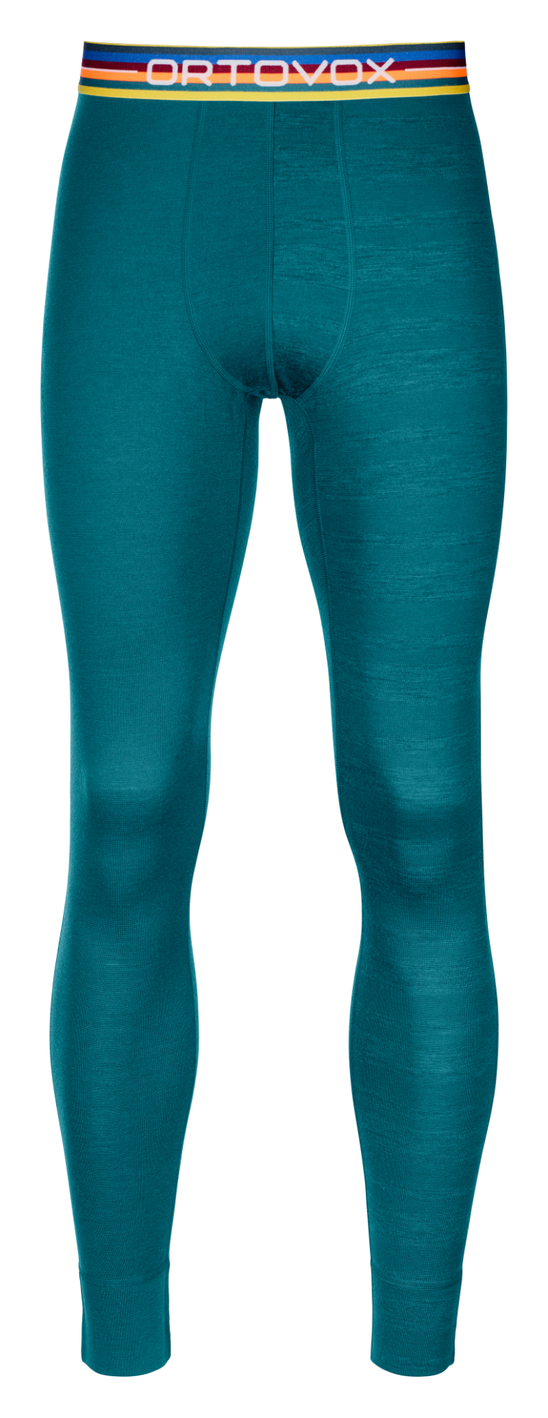 Ortovox pánské merino spodky 185 Rock'N'Wool Long Pants M Barva: pacific green, Velikost: XXL